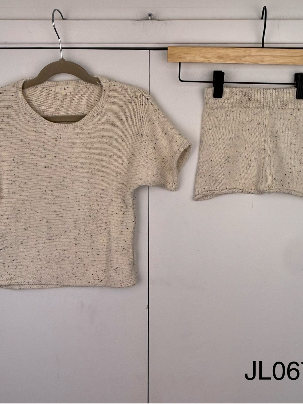 OAT Children Sprinkle Confetti Knit 2 Piece Set Size 2/3